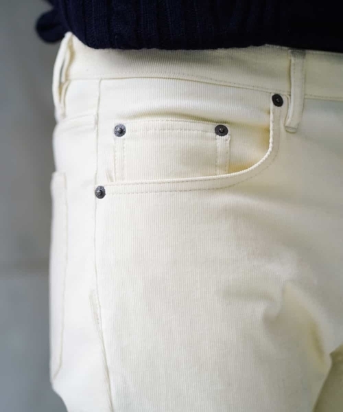 MICHEL KLEIN HOMME   （ミッシェルクランオム）の「パンツ（ビアンカラーニ コーデュロイ）（その他パンツ・メンズ・ブラック/ホワイト・46/48）」の8枚目の写真