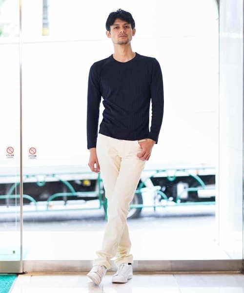 MICHEL KLEIN HOMME   （ミッシェルクランオム）の「パンツ（ビアンカラーニ コーデュロイ）（その他パンツ・メンズ・ブラック/ホワイト・46/48）」の12枚目の写真