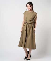 LE GLAZIK | LE GLAZIK / ポプリン ウエストリボン ワンピース ＜WOMEN＞(ワンピース)