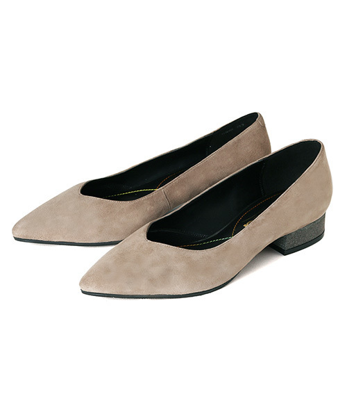 coca(ANDEX shoes product)(コカ)の「coca/ コカ ローヒール ポインテッドトゥ パンプス 119002(パンプス・レディース・ブラック/ホワイト/ベージュ/パープル・22.5cm/24.5cm/23.0cm/23.5cm/24.0cm/22cm)」の5枚目の写真