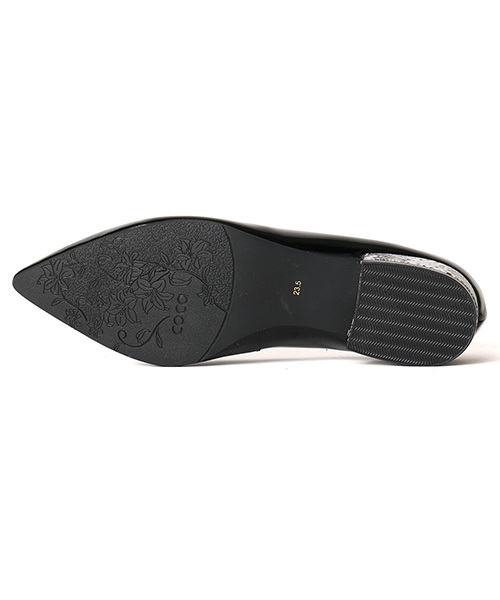 coca(ANDEX shoes product)(コカ)の「coca/ コカ ローヒール ポインテッドトゥ パンプス 119002(パンプス・レディース・ブラック/ホワイト/ベージュ/パープル・22.5cm/24.5cm/23.0cm/23.5cm/24.0cm/22cm)」の21枚目の写真