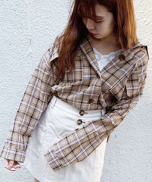 apres jour（アプレジュール）の「アソートビッグシャツ【ZOZOTOWN限定アイテム】（シャツ/ブラウス・レディース・その他/ライトベージュ/ベージュ/ラベンダー/モカ/ブラウン系その他/ナチュラル/ピンクベージュ・フリー）」の3枚目の写真