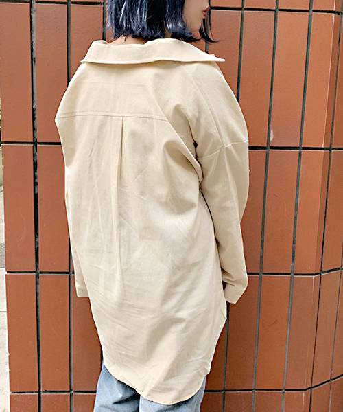 apres jour（アプレジュール）の「アソートビッグシャツ【ZOZOTOWN限定アイテム】（シャツ/ブラウス・レディース・その他/ライトベージュ/ベージュ/ラベンダー/モカ/ブラウン系その他/ナチュラル/ピンクベージュ・フリー）」の21枚目の写真