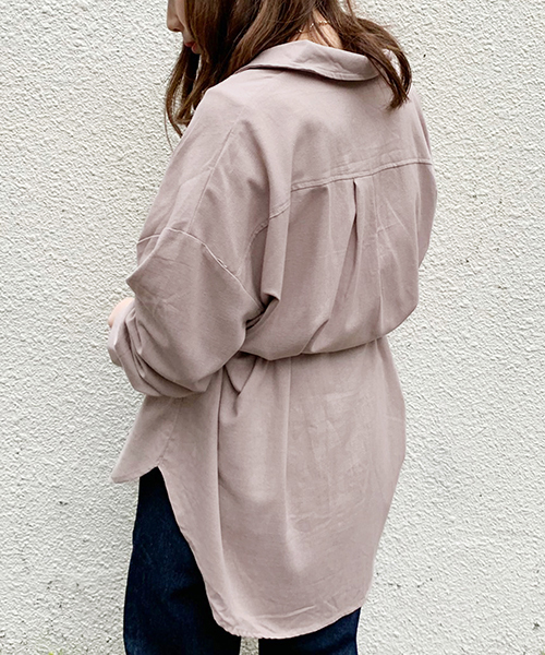 apres jour（アプレジュール）の「アソートビッグシャツ【ZOZOTOWN限定アイテム】（シャツ/ブラウス・レディース・その他/ライトベージュ/ベージュ/ラベンダー/モカ/ブラウン系その他/ナチュラル/ピンクベージュ・フリー）」の13枚目の写真