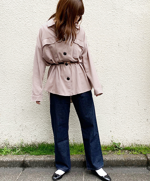 apres jour（アプレジュール）の「アソートビッグシャツ【ZOZOTOWN限定アイテム】（シャツ/ブラウス・レディース・その他/ライトベージュ/ベージュ/ラベンダー/モカ/ブラウン系その他/ナチュラル/ピンクベージュ・フリー）」の14枚目の写真