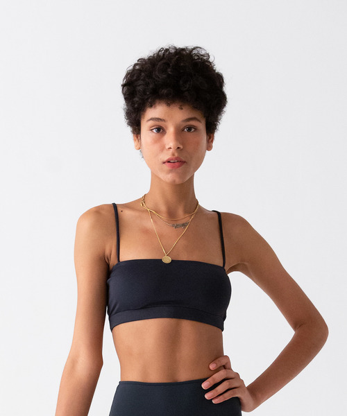 GUACAMOLE(ガカモレ)の「BANDUE BRA / バンドゥブラ(水着・レディース・ブラック・MEDIUM/LARGE)」の1枚目の写真