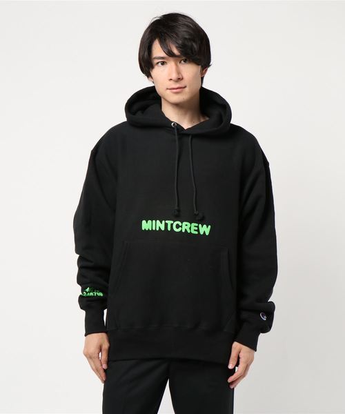 MINTCREW(ミントクルー)の「【PULP】MintCrew / ミントクルー SPRAYGRAFFITI HOODIE(パーカー・メンズ・ブラック/チャコールグレー/レッド・MEDIUM/X-LARGE/LARGE)」の6枚目の写真