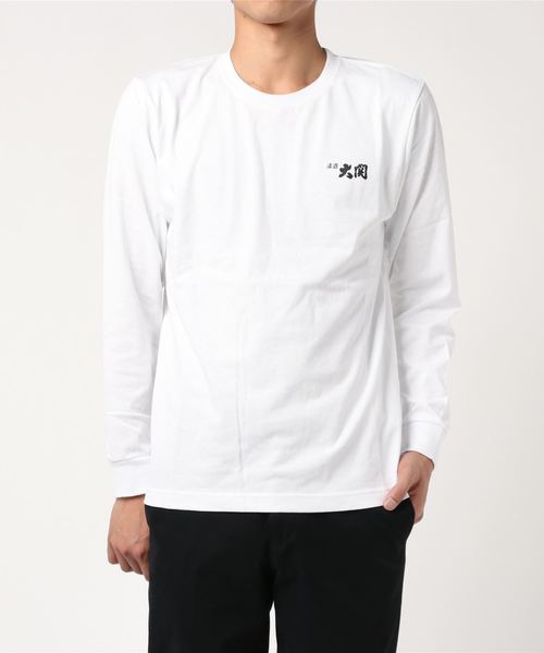 NANO universe(ナノユニバース)の「:大関TシャツLS type1(Tシャツ/カットソー・メンズ・ネイビー/ホワイト・M/S/L/XL)」の1枚目の写真