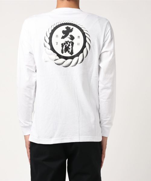 NANO universe(ナノユニバース)の「:大関TシャツLS type1(Tシャツ/カットソー・メンズ・ネイビー/ホワイト・M/S/L/XL)」の4枚目の写真