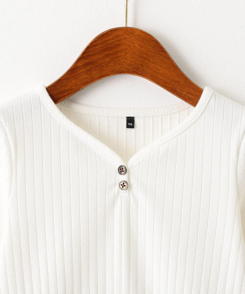 green label relaxing（グリーンレーベルリラクシング）の「【キッズ】ハリヌキ×フラワー柄ワンピース（ワンピース・キッズ・ネイビー/オフホワイト・105/115/125/135）」の4枚目の写真