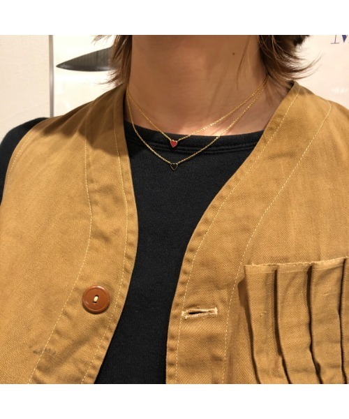 Ray BEAMS（レイビームス）の「プチ エポハート ネックレス（ネックレス・レディース・ピンク/レッド系その他/ホワイト/レッド/ブルー/ブラック/ゴールド/パープル/ブルー系その他2/オフホワイト/イエロー・ONE SIZE）」の14枚目の写真