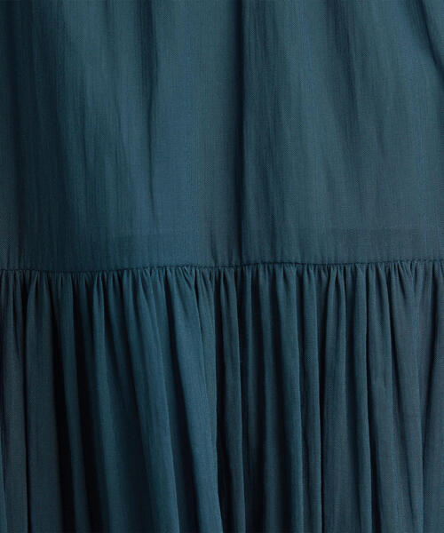 green label relaxing（グリーンレーベルリラクシング）の「FFC ヨウリュウ ギャザー スカート ※（スカート・レディース・ブラック/ブラウン/ナチュラル/ターコイズブルー・36/38）」の20枚目の写真