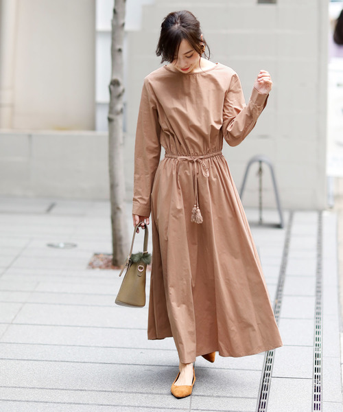 Girly Doll（ガーリードール）の「ウエストブラウジング ワンピース（ワンピース・レディース・ネイビー/ブルー系その他/キャメル/イエロー系その他・FREE）」の14枚目の写真