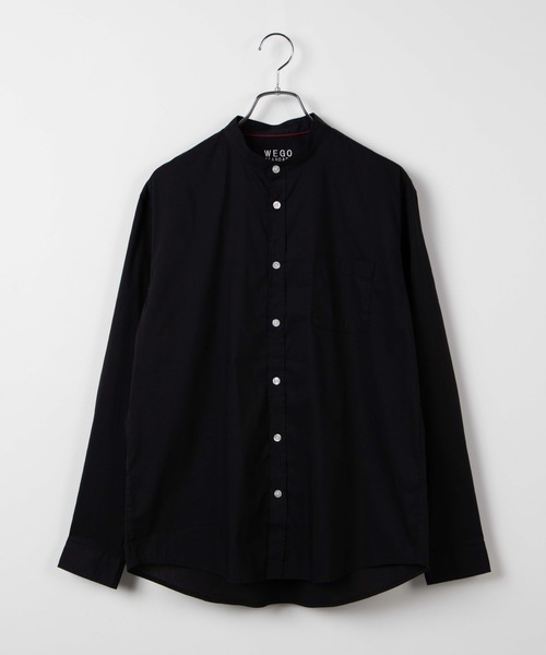 WEGO（ウィゴー）の「WEGO/ストレッチブロードバンドカラーポプリンシャツ（シャツ/ブラウス・メンズ・ホワイト/ブラック/ベージュ・MEDIUM/LARGE）」の17枚目の写真