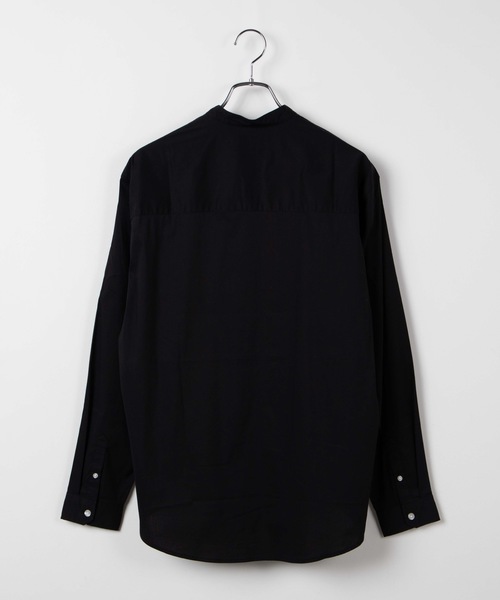 WEGO（ウィゴー）の「WEGO/ストレッチブロードバンドカラーポプリンシャツ（シャツ/ブラウス・メンズ・ホワイト/ブラック/ベージュ・MEDIUM/LARGE）」の19枚目の写真