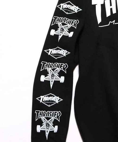 THRASHER(スラッシャー)の「THRASHER/スラッシャー MULTI-E CREW SWEAT スウェットトレーナー(スウェット・メンズ・ホワイト/ブラック/パープル/レッド・M/L/XL)」の19枚目の写真