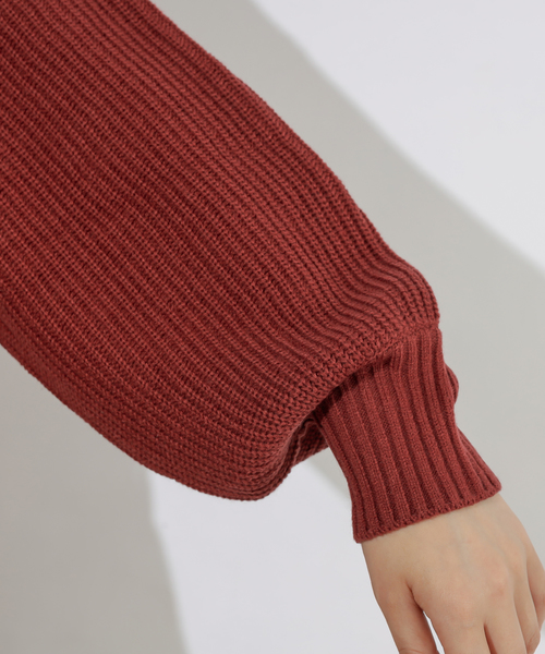natural couture(ナチュラルクチュール)の「ベルト付きミドルカーディガン(カーディガン/ボレロ・レディース・ブラウン/オフホワイト/ピンク/レンガ・FREE)」の9枚目の写真