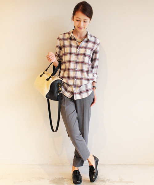 BEAUTY&YOUTH UNITED ARROWS(ビューティーアンドユースユナイテッドアローズ)の「BYBC ∵ネルチェックシャツ◆(シャツ/ブラウス・レディース・オフホワイト/ネイビー/レッド/その他1/その他2・SMALL/MEDIUM)」の13枚目の写真