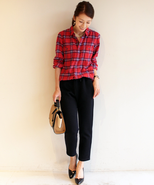 BEAUTY&YOUTH UNITED ARROWS(ビューティーアンドユースユナイテッドアローズ)の「BYBC ∵ネルチェックシャツ◆(シャツ/ブラウス・レディース・オフホワイト/ネイビー/レッド/その他1/その他2・SMALL/MEDIUM)」の12枚目の写真