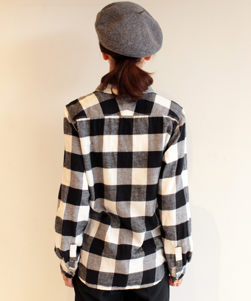 BEAUTY&YOUTH UNITED ARROWS(ビューティーアンドユースユナイテッドアローズ)の「BYBC ∵ネルチェックシャツ◆(シャツ/ブラウス・レディース・オフホワイト/ネイビー/レッド/その他1/その他2・SMALL/MEDIUM)」の6枚目の写真