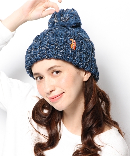 チチカカ(チチカカ)の「ペルーテープMIXニッティングキャップ(ニットキャップ/ビーニー・レディース・ブラック/カーキ/ネイビー/イエロー/レッド・FREE)」の10枚目の写真