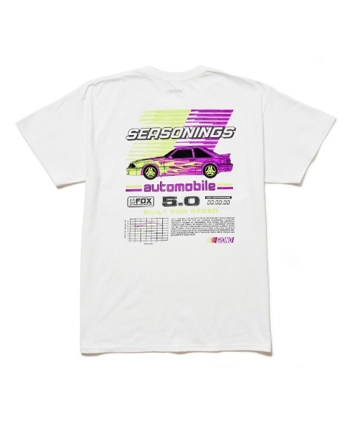 SEASONING(シーズニング)の「seasoning / GIONO S/S TEE AUTOMOBILE(Tシャツ/カットソー・メンズ・ホワイト/ブラック・MEDIUM/LARGE/X-LARGE)」の9枚目の写真