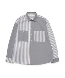 JUNRED | ストライプスウィッチシャツ(シャツ/ブラウス)