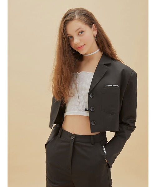 CRANK（クランク）の「『CRANK』CROP BLAZER/クロップド丈