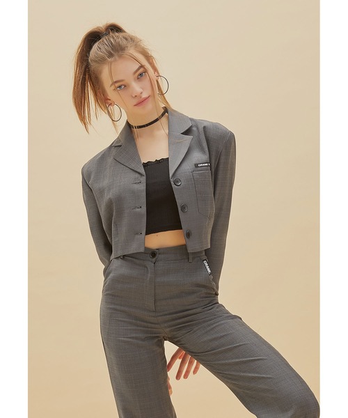 CRANK（クランク）の「『CRANK』CROP BLAZER/クロップド丈