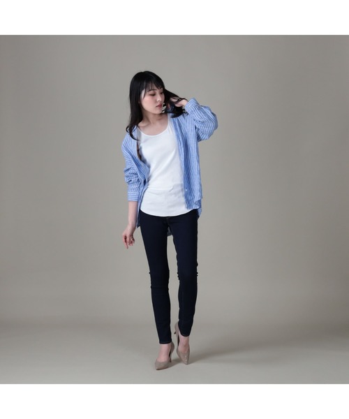 Levi's（リーバイス）の「【Levi's】「711」 スキニーデニムパンツ（デニムパンツ・レディース・ダークインディゴブルー・24inch/25inch/26inch/27inch）」の4枚目の写真