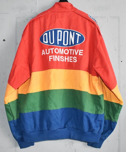 VINTAGE（ヴィンテージ）の「【ヴィンテージ古着】CHASE AUTHENTICS/チェイスオーセンティック 'DUPONT' レーシングジャケット（ブルゾン・メンズ・マルチ・MEDIUM）」の13枚目の写真
