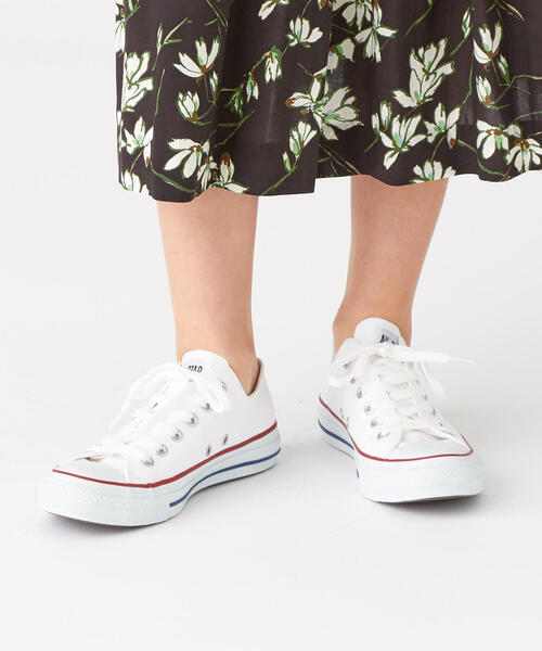 CONVERSE（コンバース）の「＜ CONVERSE（コンバース） ＞ ALL STAR OX  / オールスター / ローカット スニーカー ＜ EMMEL REFINES ＞（スニーカー・レディース・その他1/ホワイト・4/5.5/5/4.5）」の5枚目の写真