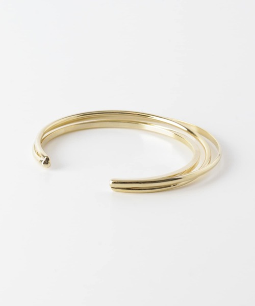 SMELLY（スメリー）の「ナロースリーラインバングル（バングル/リストバンド・レディース・ゴールド・-）」の5枚目の写真