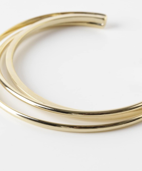 SMELLY（スメリー）の「ナロースリーラインバングル（バングル/リストバンド・レディース・ゴールド・-）」の6枚目の写真