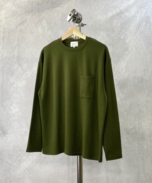 T/Cポンチ ワイドシルエット ロングスリーブ Tシャツ