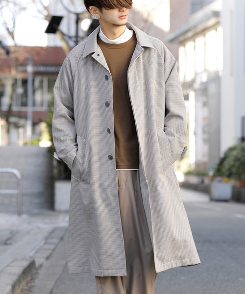 Beno（ビーノ）の「T/Cポンチ ワイドシルエット ロングスリーブ Tシャツ（Tシャツ/カットソー・メンズ・オフホワイト/ブラック/ダークグレー/グレイッシュベージュ/サンドベージュ/ダークブラウン/ダークグリーン/ネイビー・M/L）」の20枚目の写真