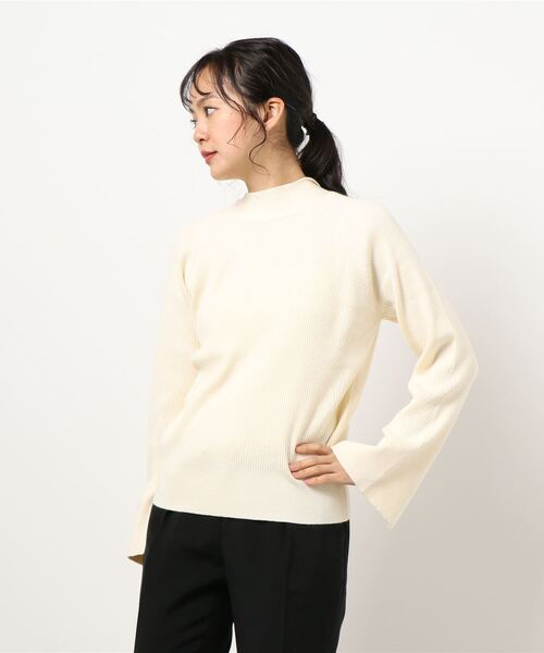 KOBE LETTUCE(コウベレタス)の「バックリボンリブニットトップス(ニット/セーター・レディース・ブラック/ベージュ/アイボリー/ピンク系その他・FREE)」の15枚目の写真