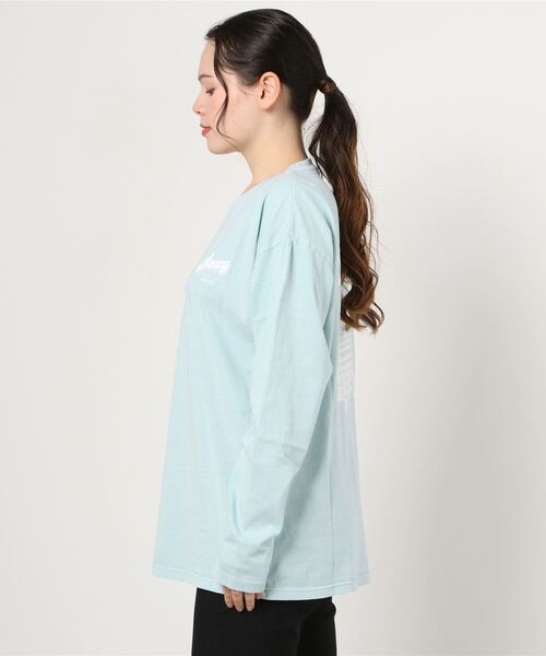ROXY(ロキシー)の「ROXY/ロキシー ビッグシルエット ヤシの木バックプリントロンT RLT211063(Tシャツ/カットソー・レディース・マルチ/オレンジ/ホワイト/ブルー・L/M)」の5枚目の写真