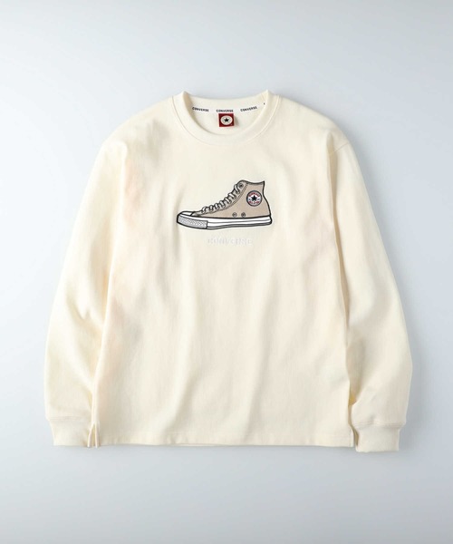 CONVERSE（コンバース）の「【CONVERSE】ニットソークルー（スウェット・メンズ・グリーン/オフホワイト/ダークグレー・L/XL/M）」の2枚目の写真