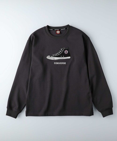 CONVERSE（コンバース）の「【CONVERSE】ニットソークルー（スウェット・メンズ・グリーン/オフホワイト/ダークグレー・L/XL/M）」の12枚目の写真