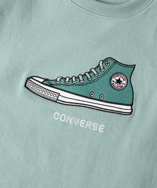 CONVERSE（コンバース）の「【CONVERSE】ニットソークルー（スウェット・メンズ・グリーン/オフホワイト/ダークグレー・L/XL/M）」の10枚目の写真