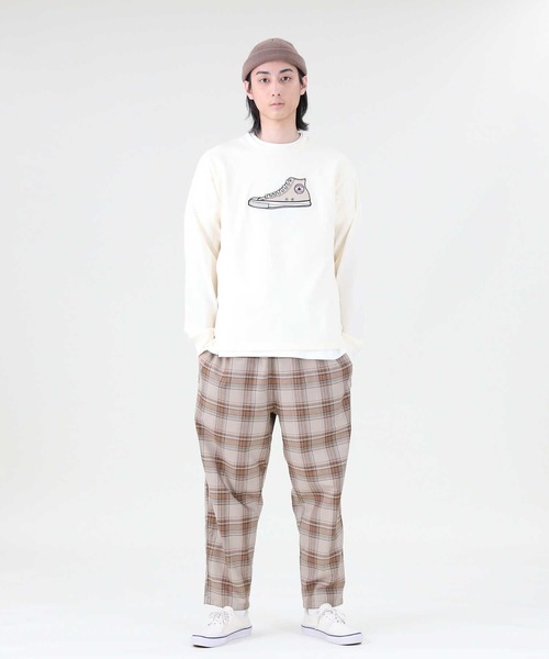 CONVERSE（コンバース）の「【CONVERSE】ニットソークルー（スウェット・メンズ・グリーン/オフホワイト/ダークグレー・L/XL/M）」の20枚目の写真