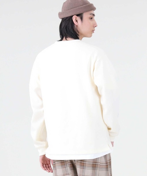 CONVERSE（コンバース）の「【CONVERSE】ニットソークルー（スウェット・メンズ・グリーン/オフホワイト/ダークグレー・L/XL/M）」の22枚目の写真