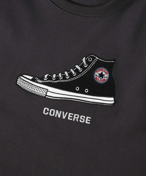 CONVERSE（コンバース）の「【CONVERSE】ニットソークルー（スウェット・メンズ・グリーン/オフホワイト/ダークグレー・L/XL/M）」の9枚目の写真