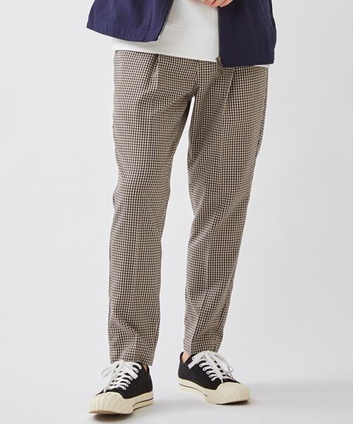 coen（コーエン）の「TRチェックストレッチイージーパンツ#（その他パンツ・メンズ・ベージュ/グレー・X-LARGE/SMALL/LARGE/MEDIUM）」の19枚目の写真