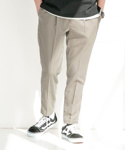 coen（コーエン）の「TRチェックストレッチイージーパンツ#（その他パンツ・メンズ・ベージュ/グレー・X-LARGE/SMALL/LARGE/MEDIUM）」の21枚目の写真