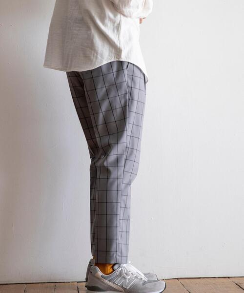coen（コーエン）の「TRチェックストレッチイージーパンツ#（その他パンツ・メンズ・ベージュ/グレー・X-LARGE/SMALL/LARGE/MEDIUM）」の12枚目の写真
