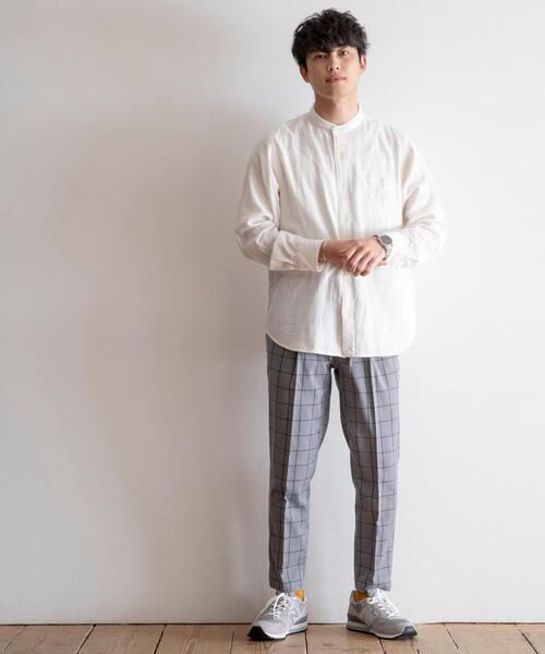 coen（コーエン）の「TRチェックストレッチイージーパンツ#（その他パンツ・メンズ・ベージュ/グレー・X-LARGE/SMALL/LARGE/MEDIUM）」の13枚目の写真