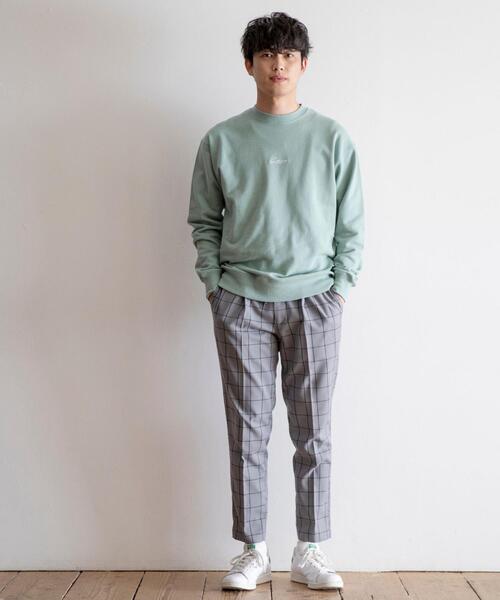 coen（コーエン）の「TRチェックストレッチイージーパンツ#（その他パンツ・メンズ・ベージュ/グレー・X-LARGE/SMALL/LARGE/MEDIUM）」の15枚目の写真