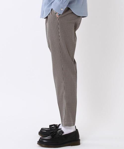 coen（コーエン）の「TRチェックストレッチイージーパンツ#（その他パンツ・メンズ・ベージュ/グレー・X-LARGE/SMALL/LARGE/MEDIUM）」の4枚目の写真